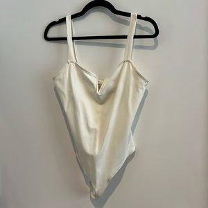 Babaton white bodysuit